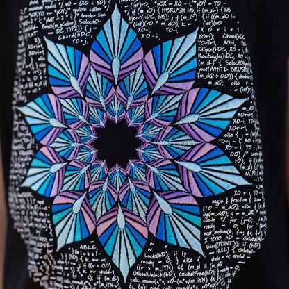 Code Mandala Flutter Short Sleeve Shirt