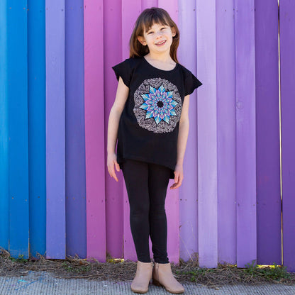 Code Mandala Flutter Short Sleeve Shirt